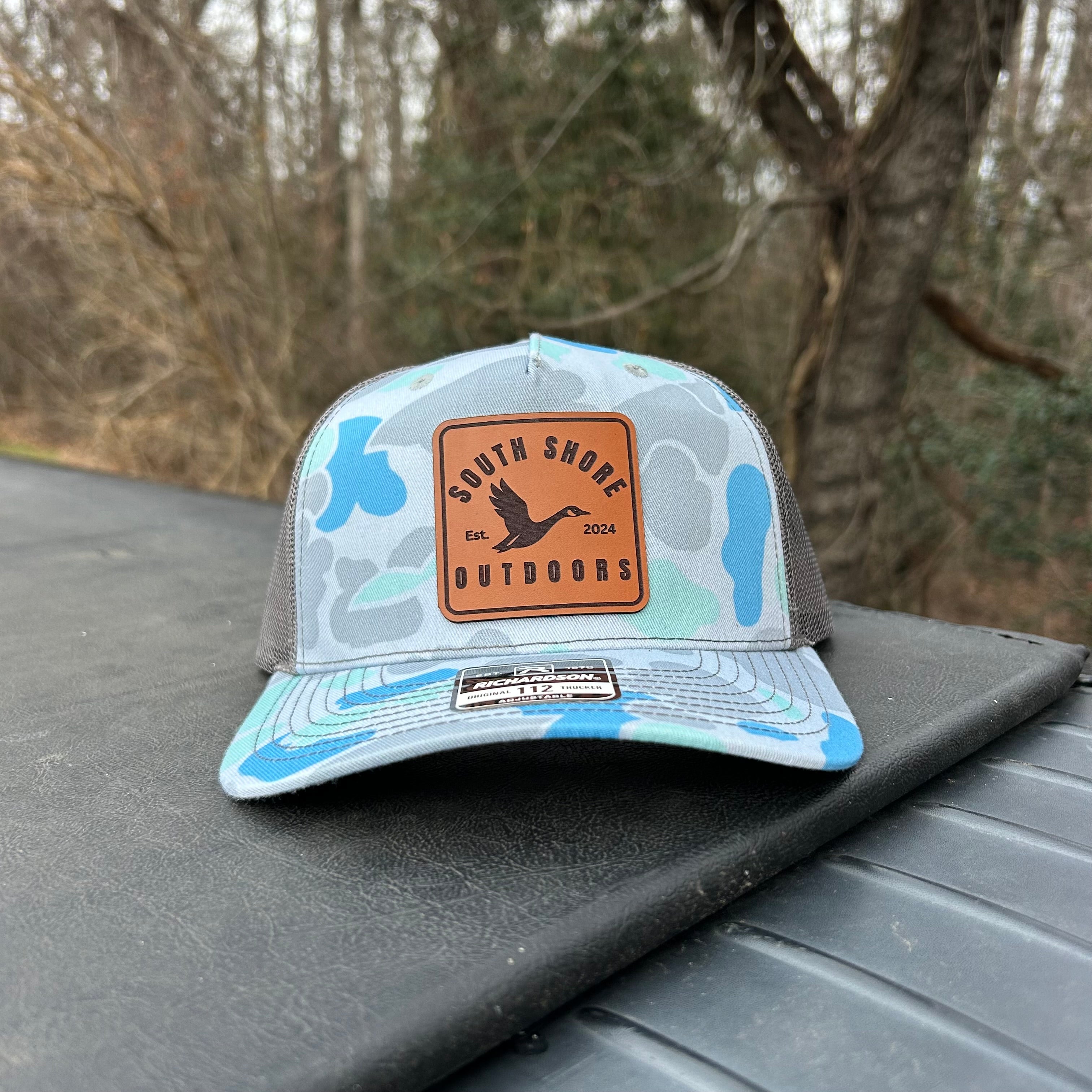 Leather Goose Patch Hat | Salt Camo