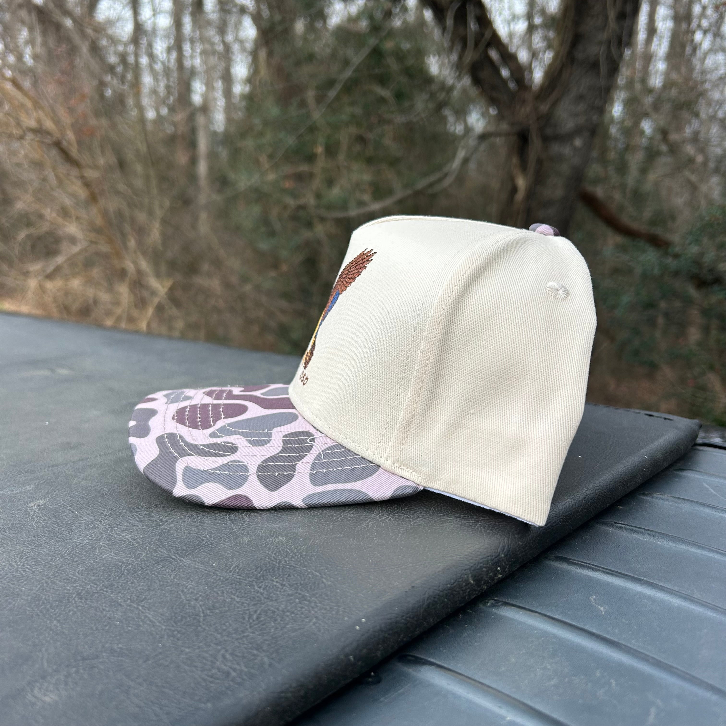 The Woodie Cap | Bark Camo/ Cream