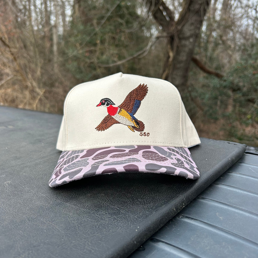 The Woodie Cap | Bark Camo/ Cream