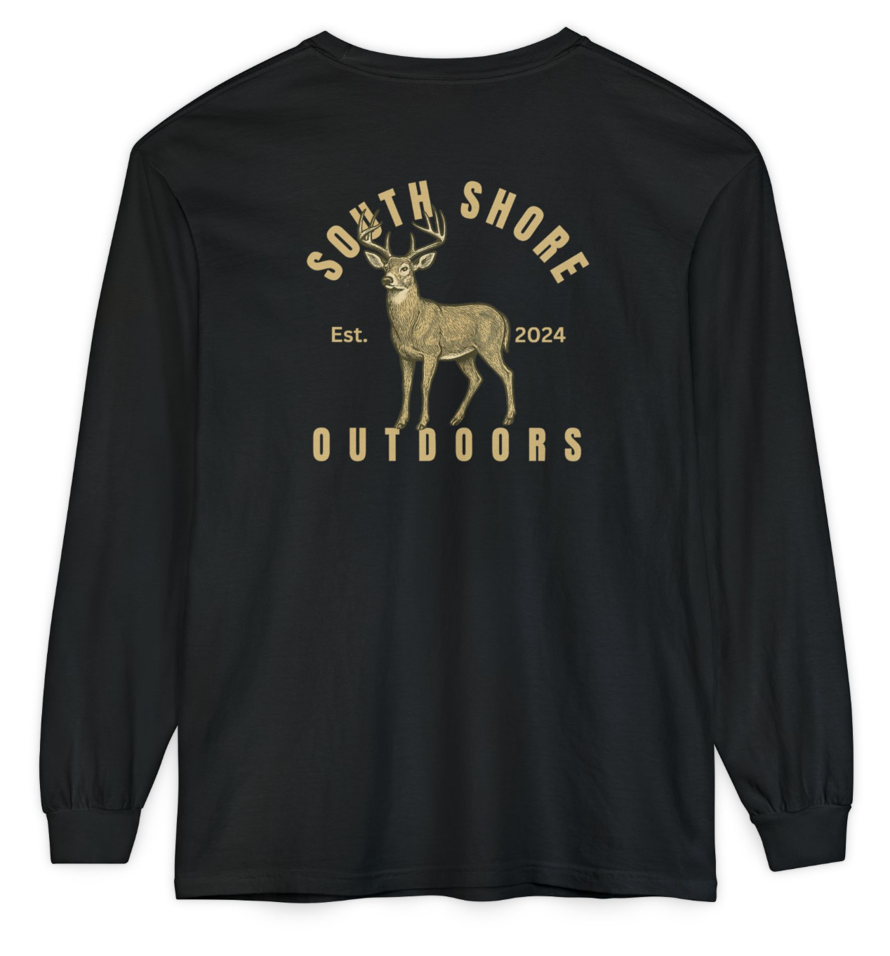 Big Buck Long Sleeve T-Shirt | Black