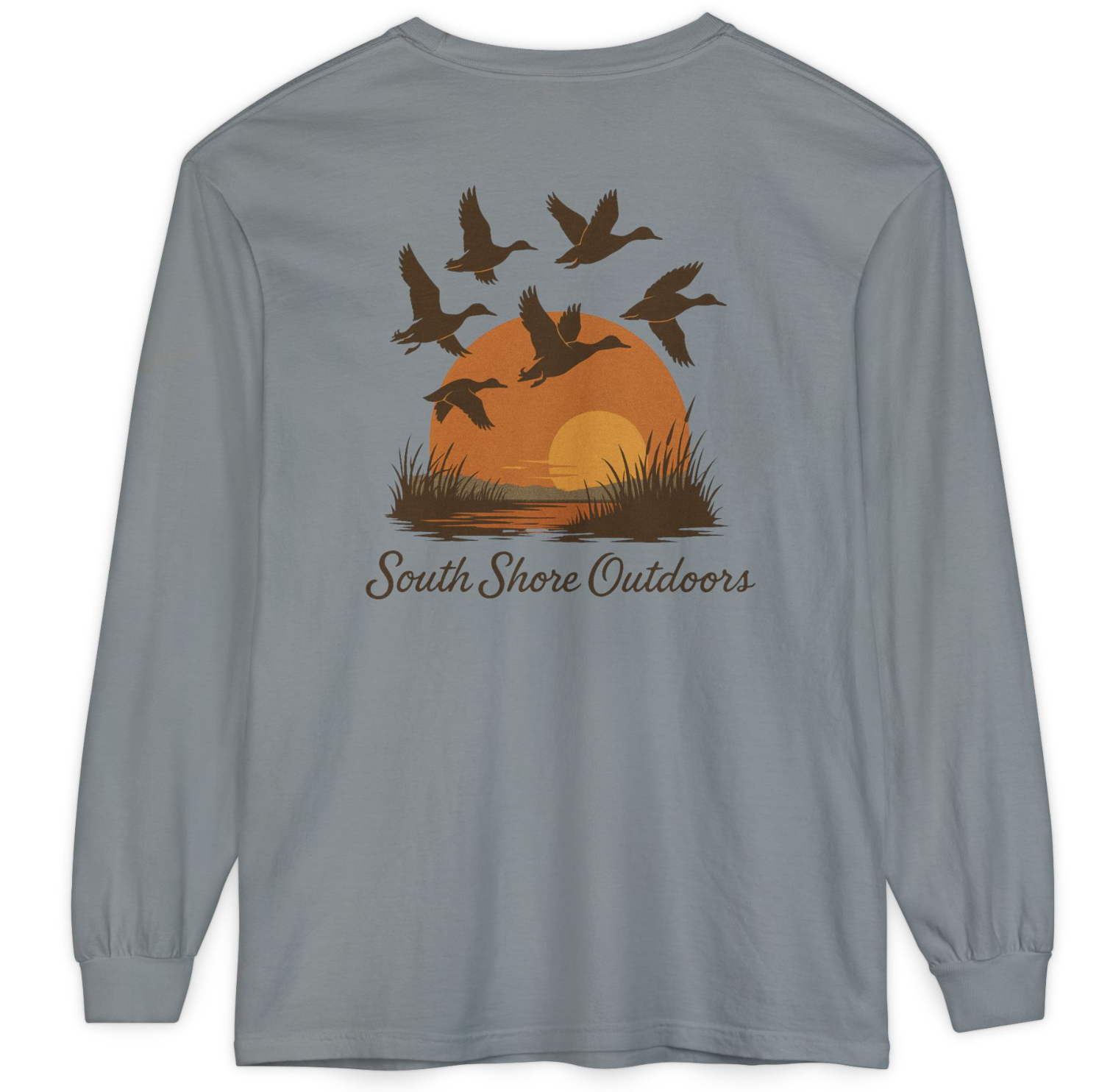 Final Flight Long Sleeve T-Shirt | Granite