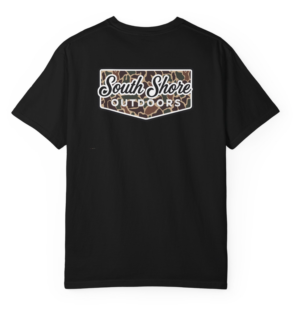 Duck Camo Patch T-Shirt | Black
