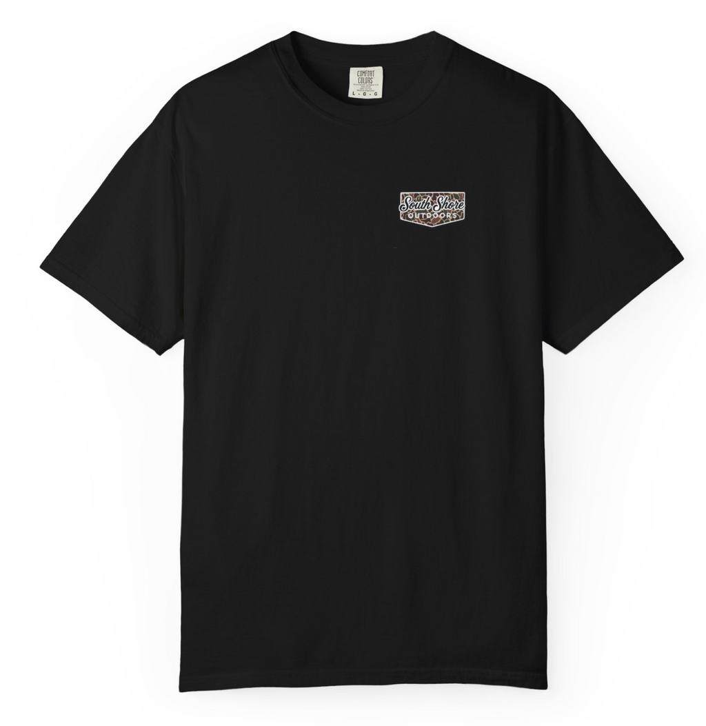 Duck Camo Patch T-Shirt | Black