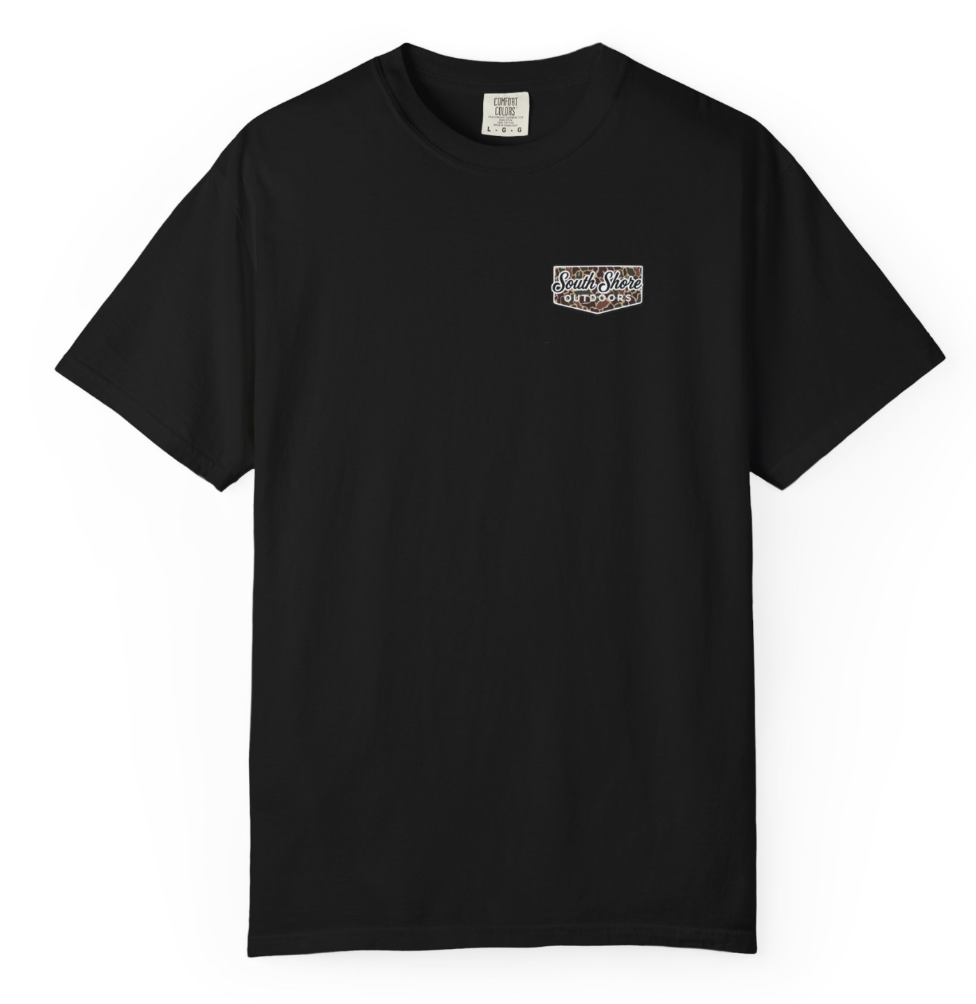Duck Camo Patch T-Shirt | Black
