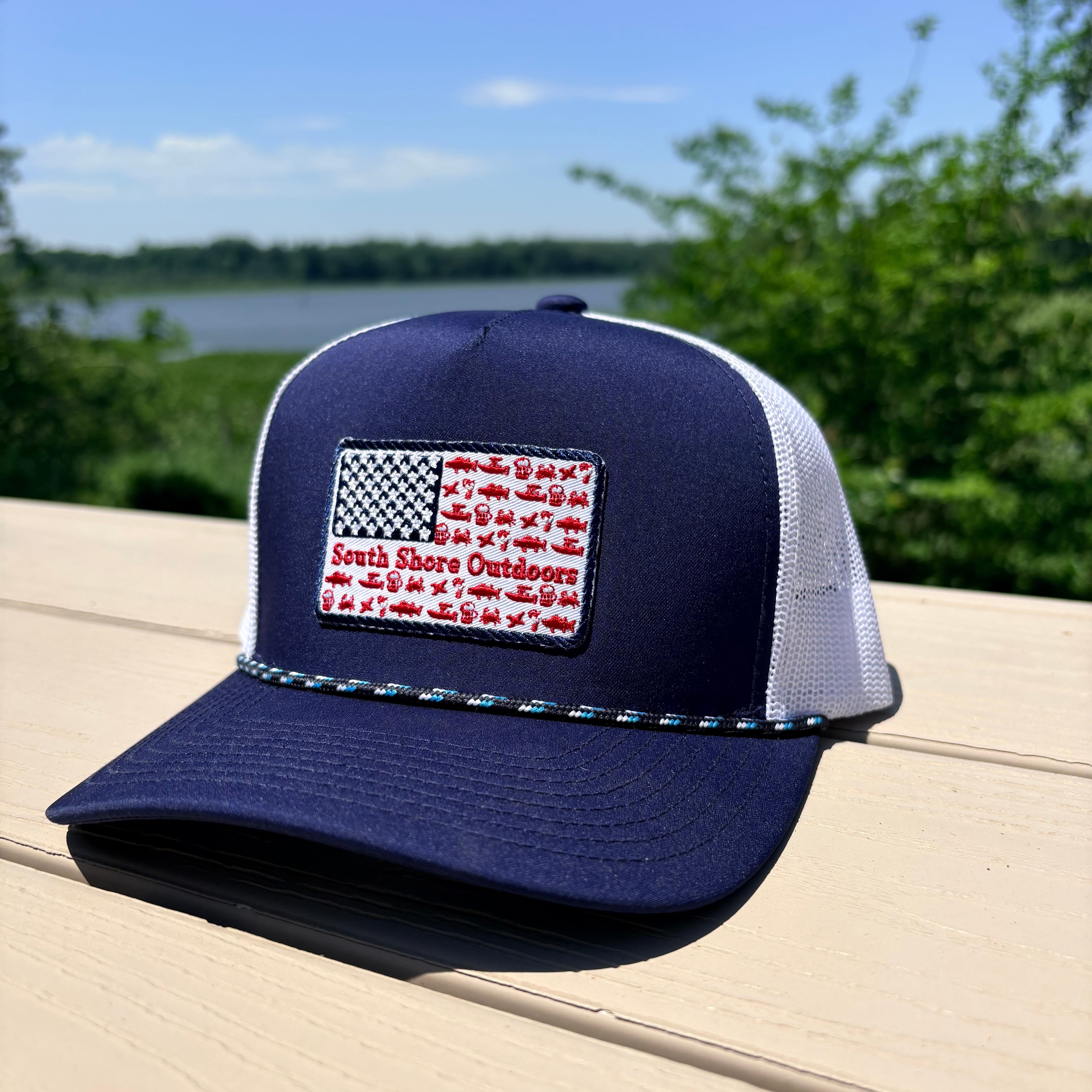 Chesapeake Patriot - Navy/White