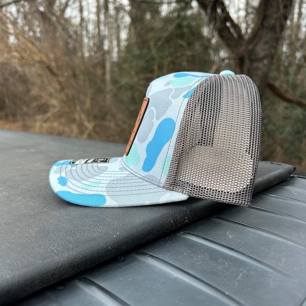 Leather Goose Patch Hat | Salt Camo