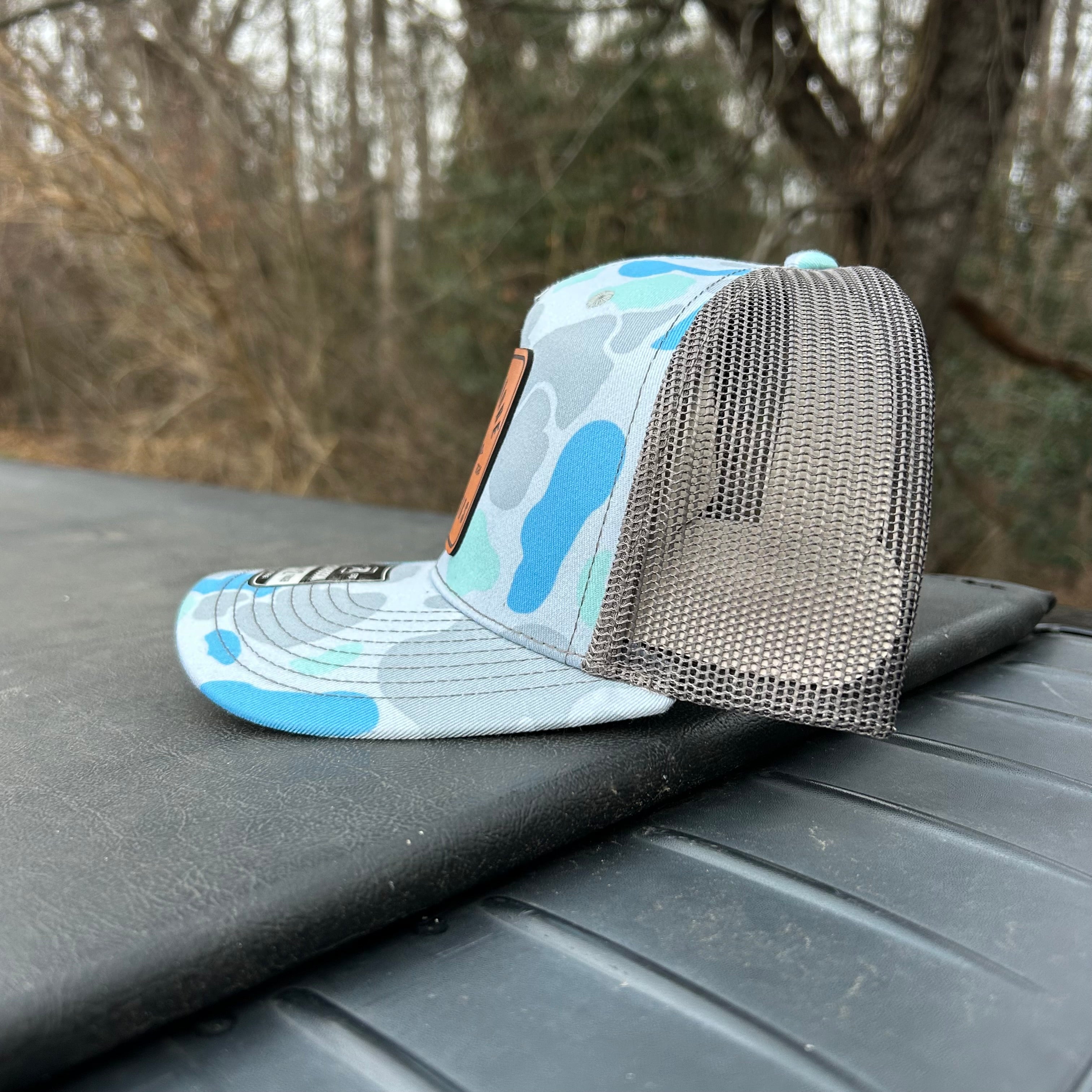 Leather Goose Patch Hat | Salt Camo