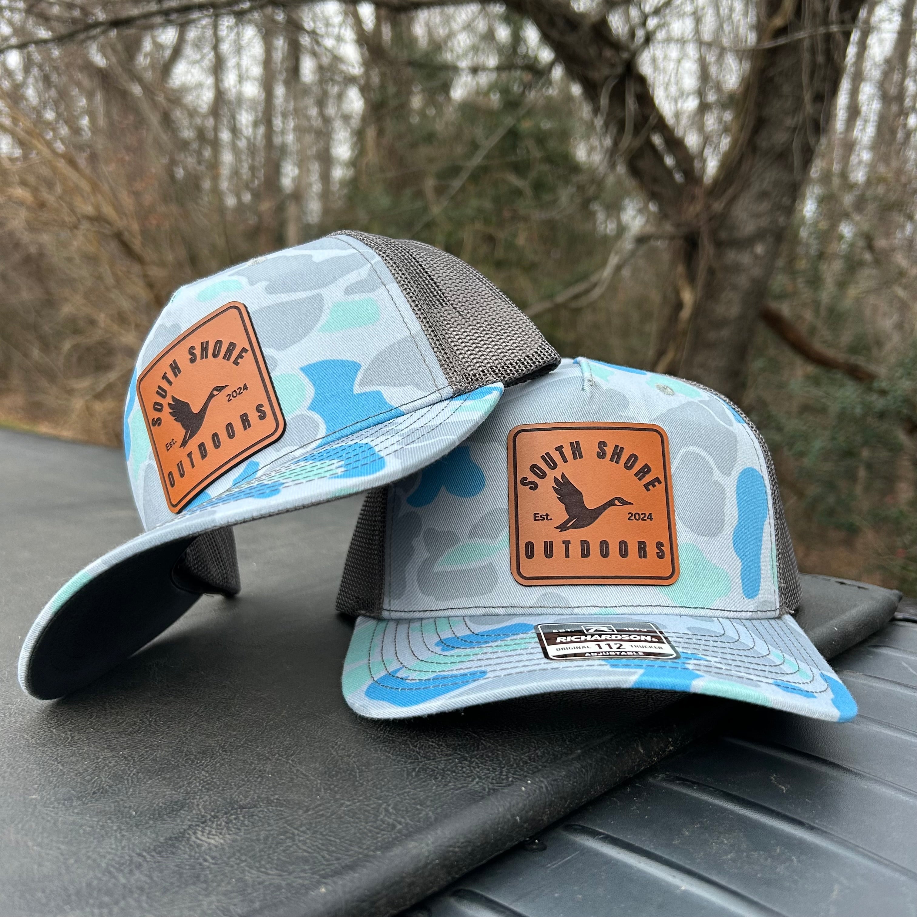 Leather Goose Patch Hat | Salt Camo