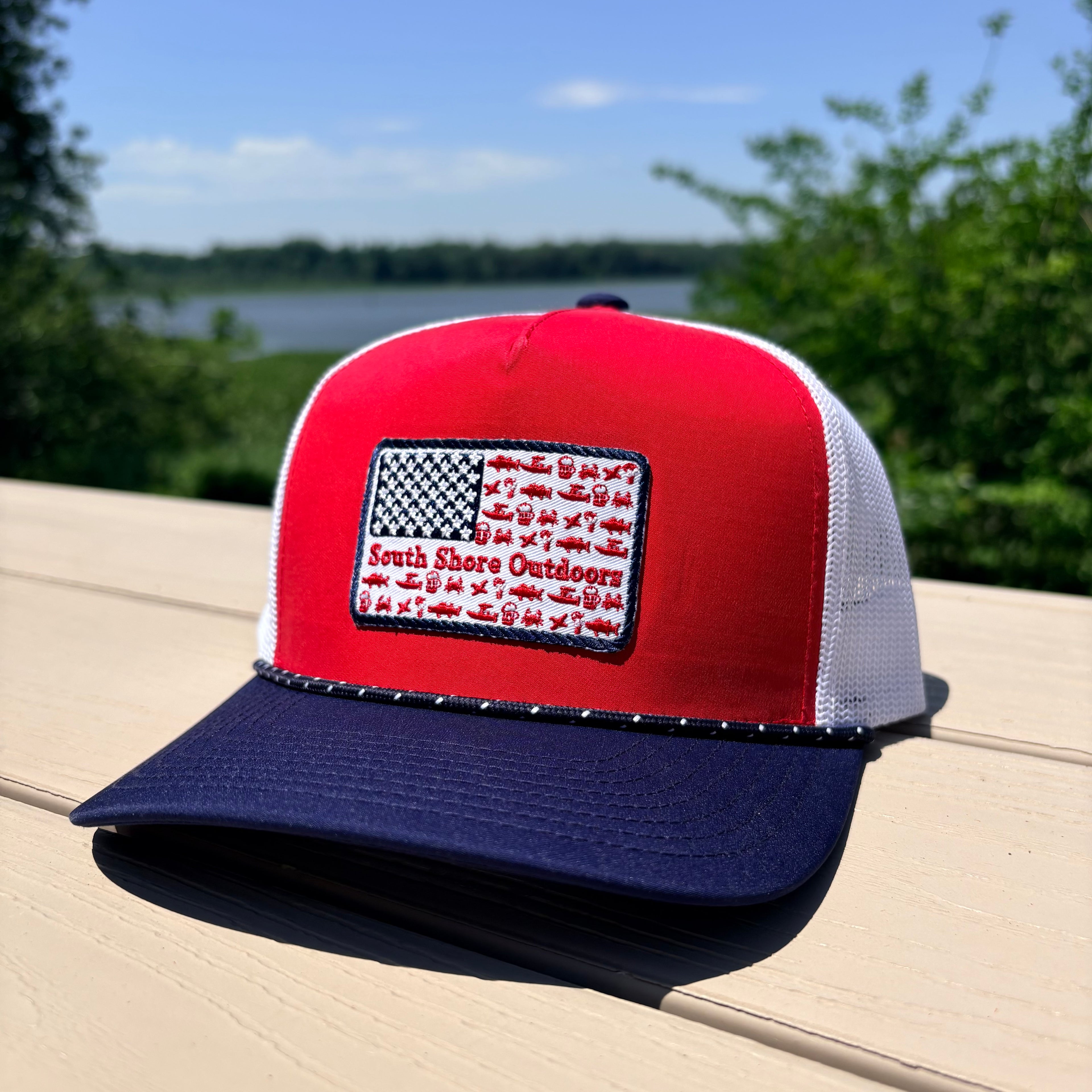 Chesapeake Patriot Hat - Red/White/ Blue