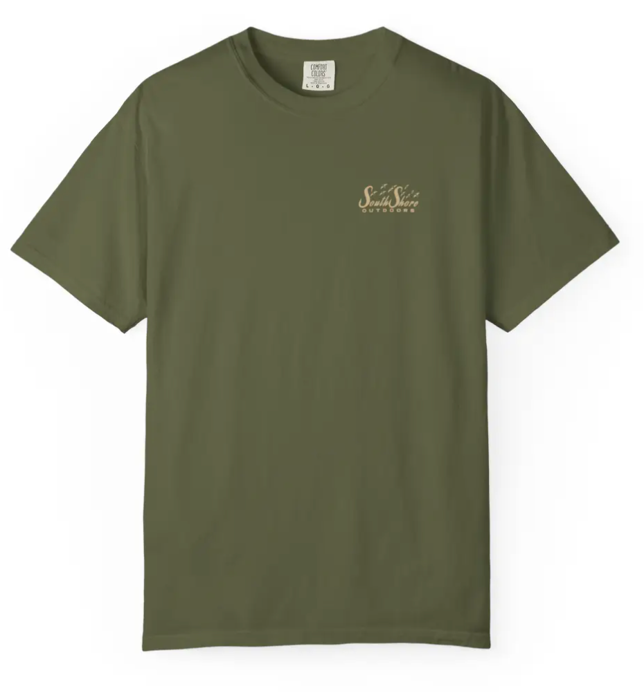 Duck Stamp T-Shirt | Olive Green